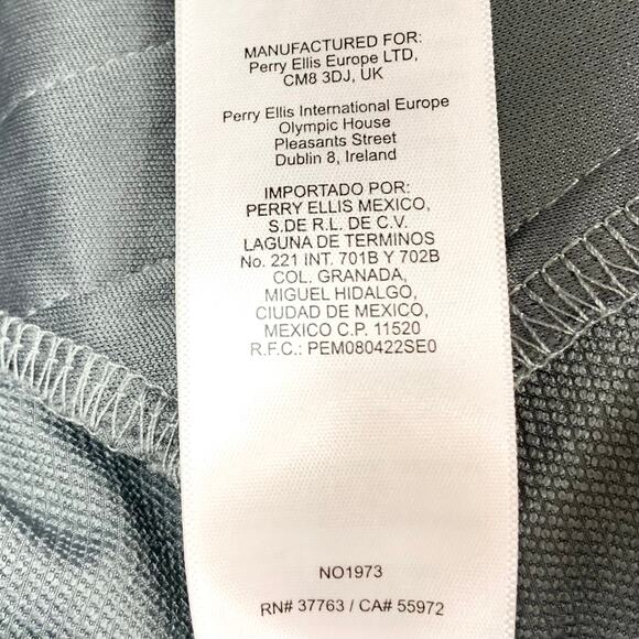 Original Penguin Mens 1/4 Zip Printed Pete Wind Hoodie Pullover Grey Size Medium - Picture 15 of 15